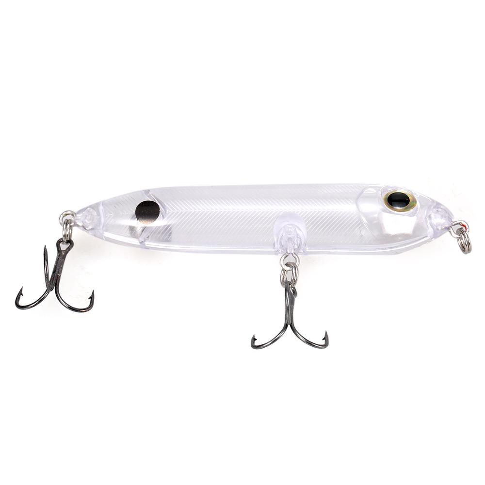 With 3D Eyes Pencil Popper Lure ABS Hard Bait Lure Topwater Fishing Lure  Freshwater Fishing