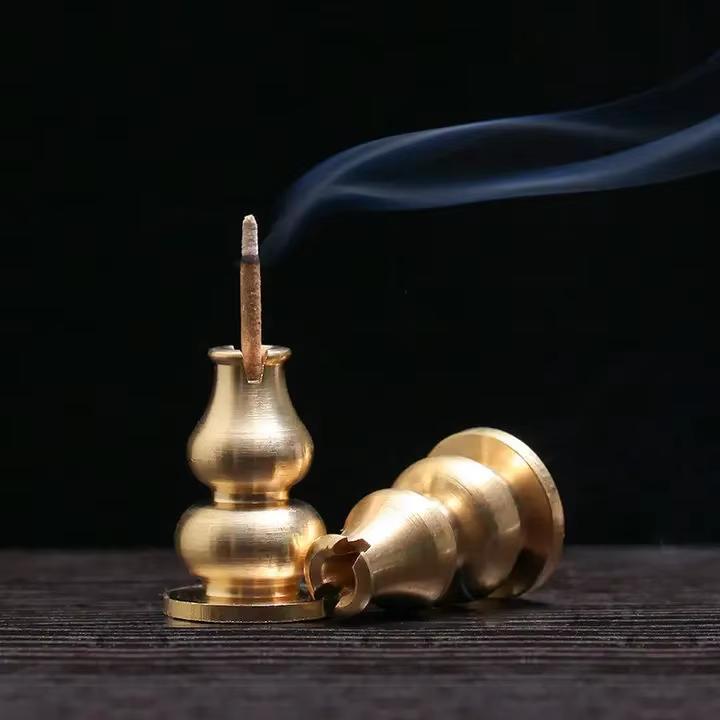 

Новый 1шт сплав благовоний курильница палочка держатель пластина буддизм лотос курильница бронза настурция курильница