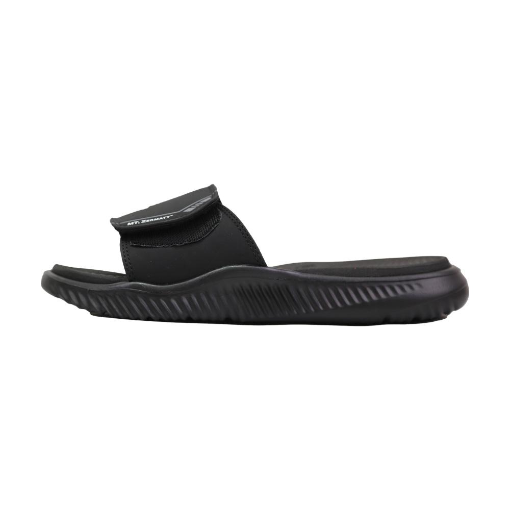 Mt.Zermatt Poseye Men'S Velcro Double-Sole Slippers Black