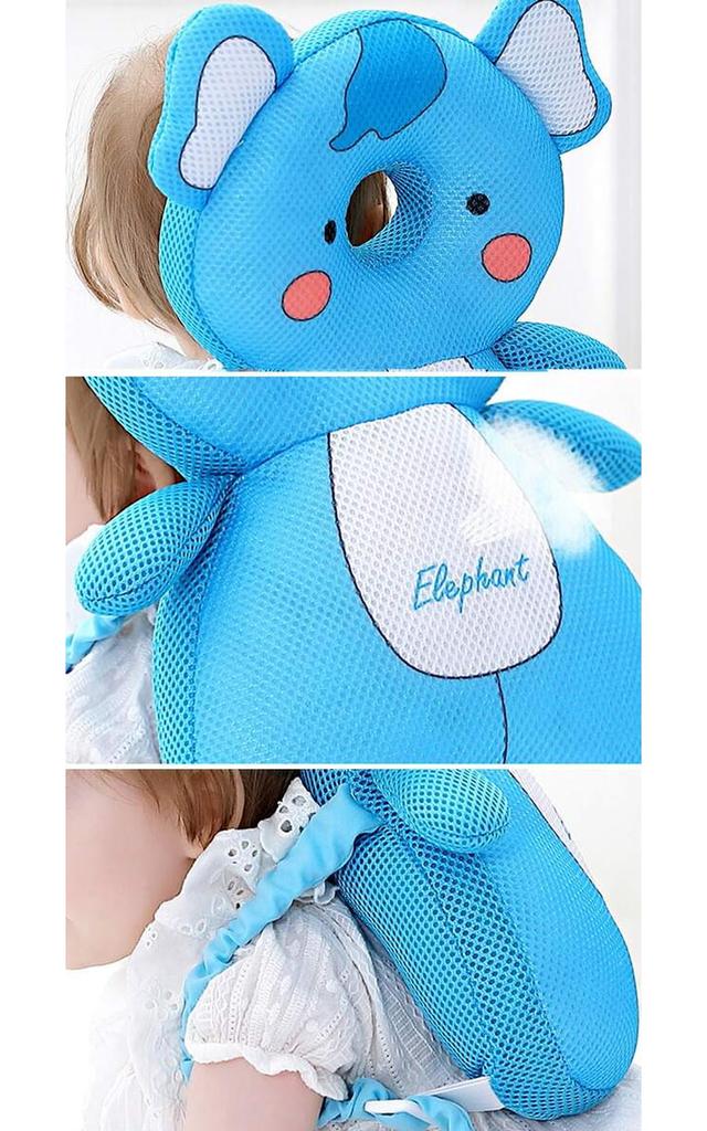 Baby Backpack for Baby Back Anti-Fall Pad, Impact-Resistant (Ladybug)