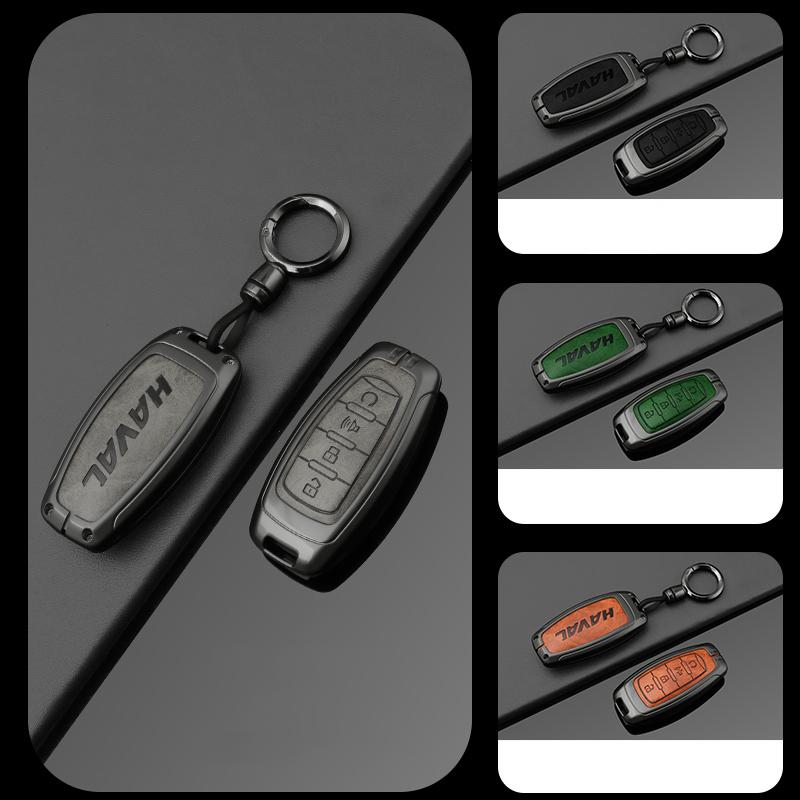 Zinc Alloy Car Key Case Protector Cover for Great Wall Haval Jolion 2022 H6 H7 H4 H9 F5 F7 F7X F7H H2S GMW Dargo Accessories
