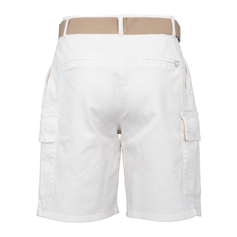 Short semolina kaki taille haute avec ceinture Femme PLEASE