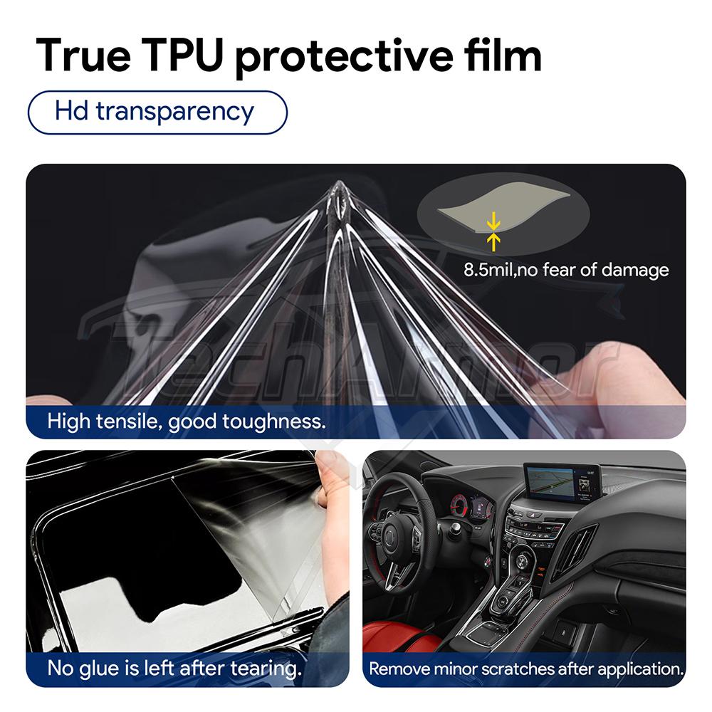 TPU Anti-Scratch Film for Acura RDX 2018-2024 Interior Protection Sticker