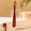 Butter Knife Solid Wood Curved Handle Butter Jam Mix Fillings Scrape Batter Butter Spreader Kitchen Tool