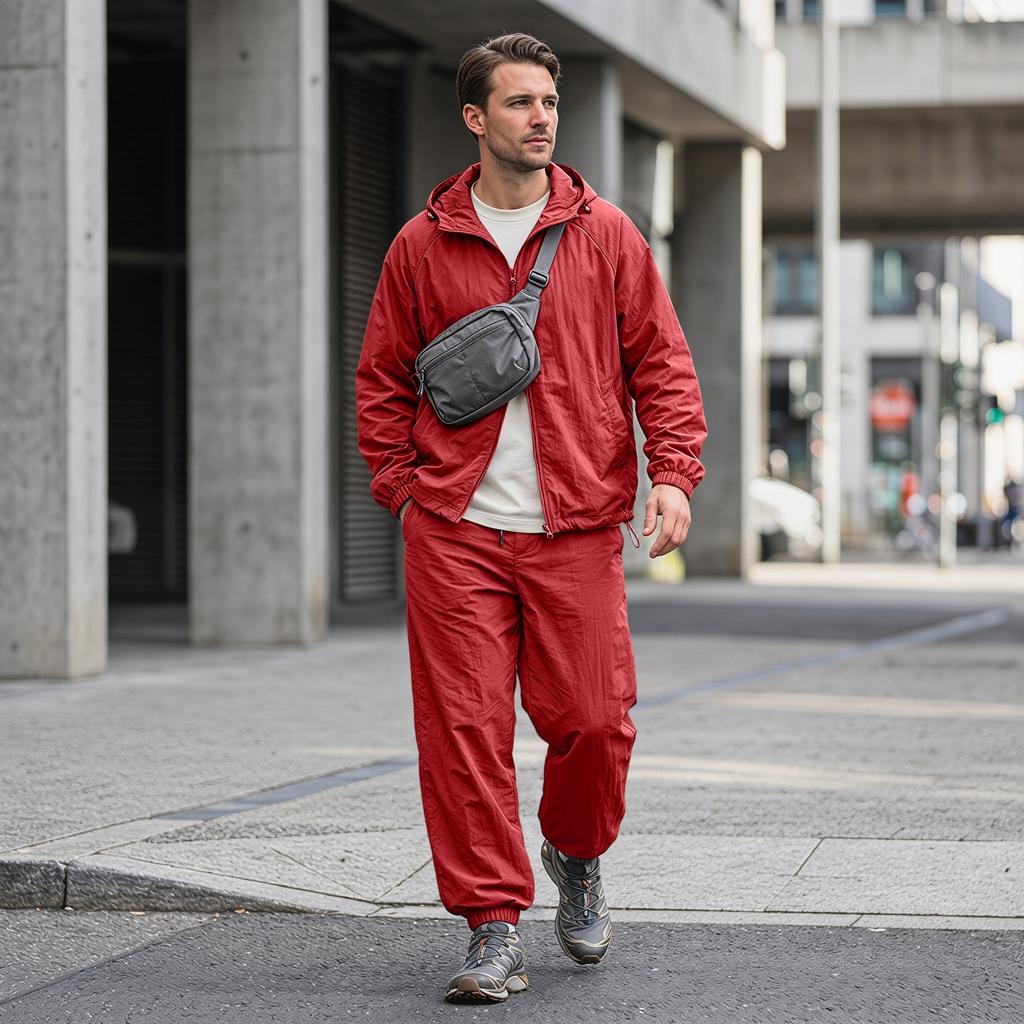 Men's Sun Hoodie Jacket and Pants Set Quick Dry Lightweight for Outdoor Sports