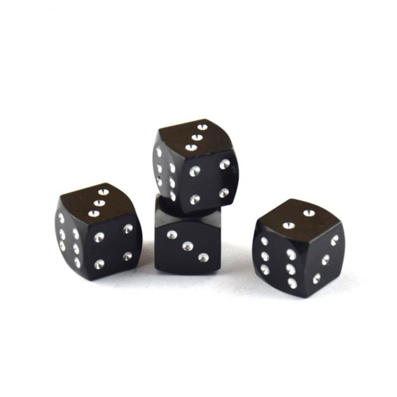 2/3/4PCS Dice Valve Caps Durable Portable Corrosion Resistant Design Aluminum Alloy For Car Motorcycle Bike Truck Automobile