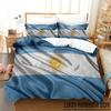 Argentina Flag Bedding Set Single Twin Full Queen King Size Bed Set Adult Kid Bedroom Duvetcover Sets 3D Print Bed Sheet Set