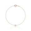 Lunne 14K Diamond Essential Bezel Bracelet (14K Gold) #Lcb03