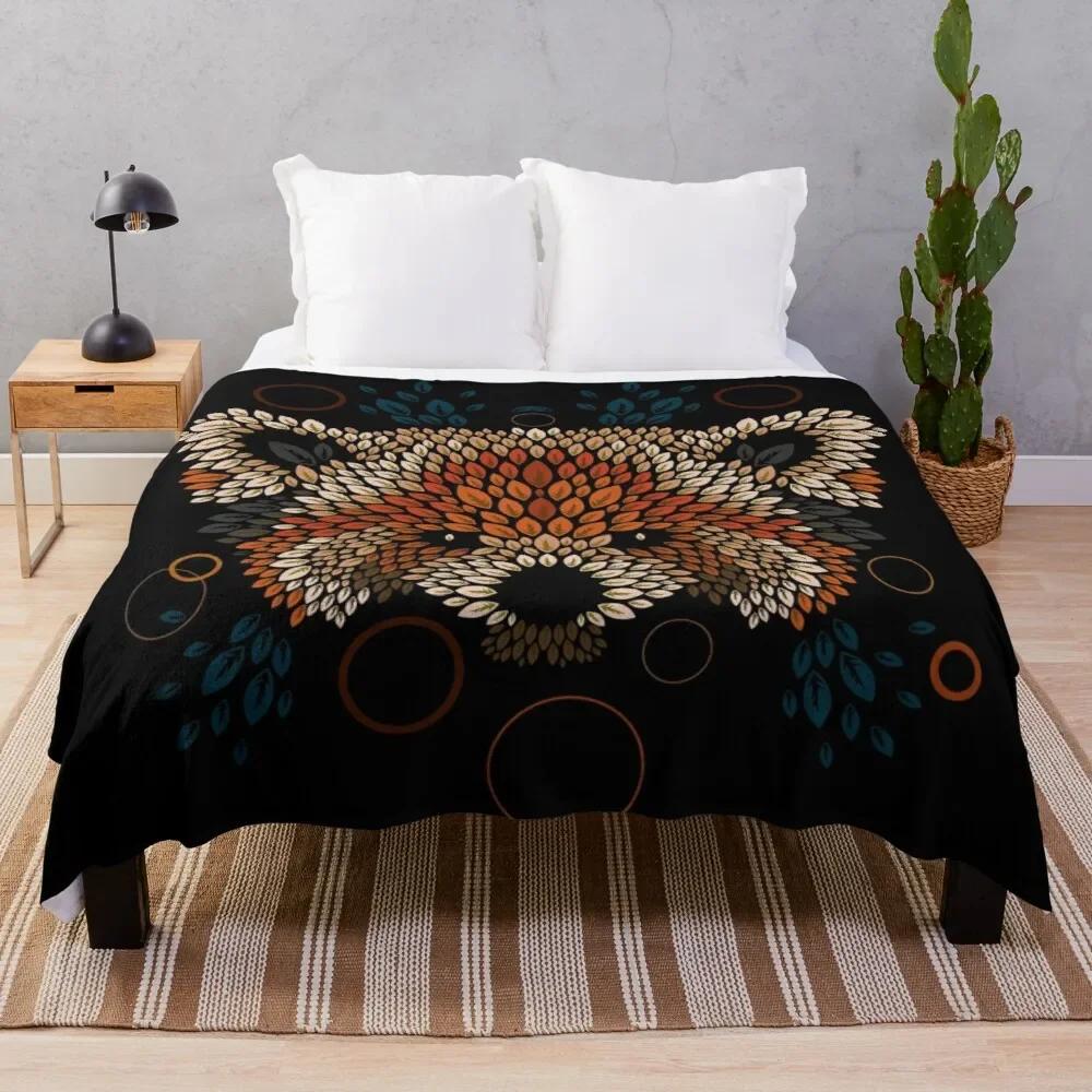 Waschbär Kuscheldecke Waschbär Geschenke für Mädchen Jungen Frau Weich Leicht Warm Fleece Flanell Plüschdecke für Bett Sofa Couch