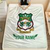 Benutzerdefinierte Decke mit Namen Wrexham A.F.C aus Flanell, Hohe Qualität, Bequem für alle Jahreszeiten, Heimdekoration, Wärme und Komfort