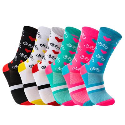 1 Paar Herren bunte Happy Socks Herren Freizeit Business Anzugsocken Outdoor Sport schnelltrocknend Atmungsaktive Radfahren lange Socken