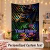 Benutzerdefinierte Personalisierte Wandteppich, Five Nights at Freddy’s Druck Benutzerdefinierter Name Text Wandkunst zum Aufhängen für Schlafzimmer
