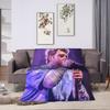 Alex Warren Rapper Warm Soft Blanket  Decorative Plush Throw Blanket Fluffy Home Decor Flannel Bedspread Sofa Bed Cover