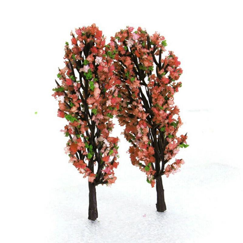 200 20Pcs Set 8.5cm Train Layout Model Flower Trees Street Park Scenery Scale 1 200 20Pcs Set 8.5cm Train Layout Model Flower Trees Street Park Scenery Scale 1