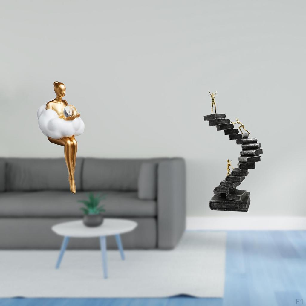 Art Statue Decor Figurine Girl Aesthetic Creative Souvenirs Resin Abstract Sculpture Character