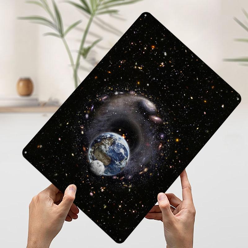 

Earth and Universe 2023 Poster Customized Wall Art Vintage Metal Signs Retro Tin Plaque for Man Cave Decoration Aesthetic House 20x30cm（7.8x11.8inch）