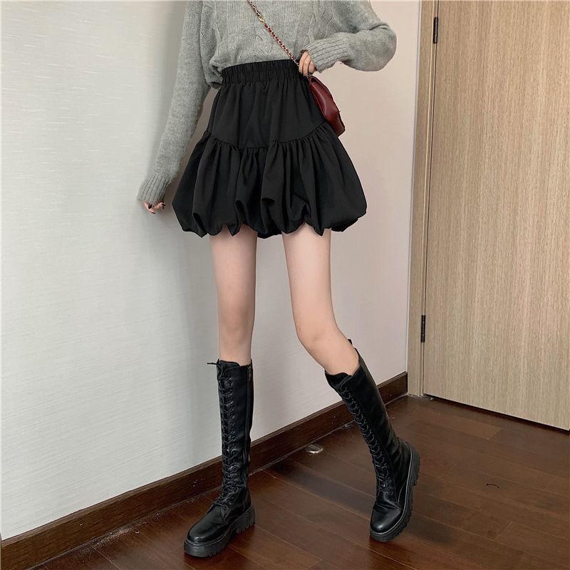 

Design sense fluffy short skirt new summer chic sweet and spicy skirt spring and autumn A-shaped skirt women s clothing XL