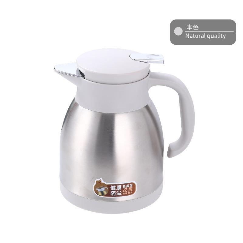 304 Stainless Steel Double Layer Kettle Home Portable Thermos Pot Large Capacity Commercial Kettle Cold Water Kettle Tea Kettle