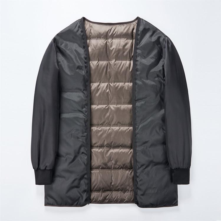 2025 Men's Autumn/Winter Wool Coat with Detachable Down Liner