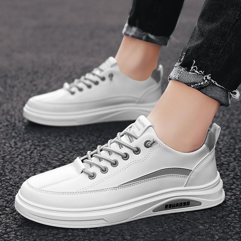 Autumn Men'S Board Shoes Fashion Mesh Breathable Low-Top Color Matching Student Sports Leisure Internet Celebrity Tide Shoes