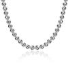 Fashion Gift Jewelry S925 Silver Plated 8MM Ball Bead Necklace
