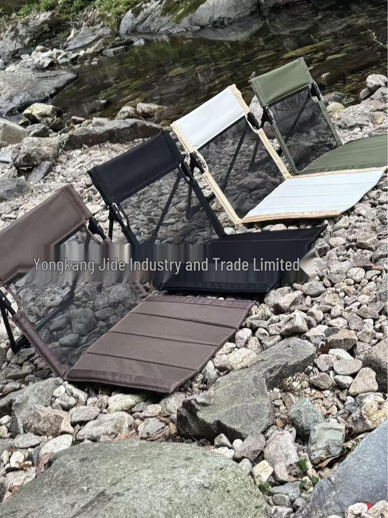Breathable Mesh Folding Aluminum Camping Chair with Extended Backrest