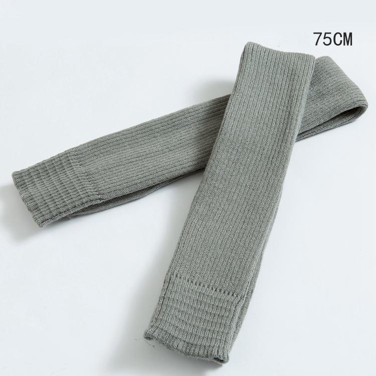 Eco-Friendly Medium Thickness Long Knee Toeless Yoga Socks Women Dance Ballet Thigh High Knitted Leg Warmers 100%