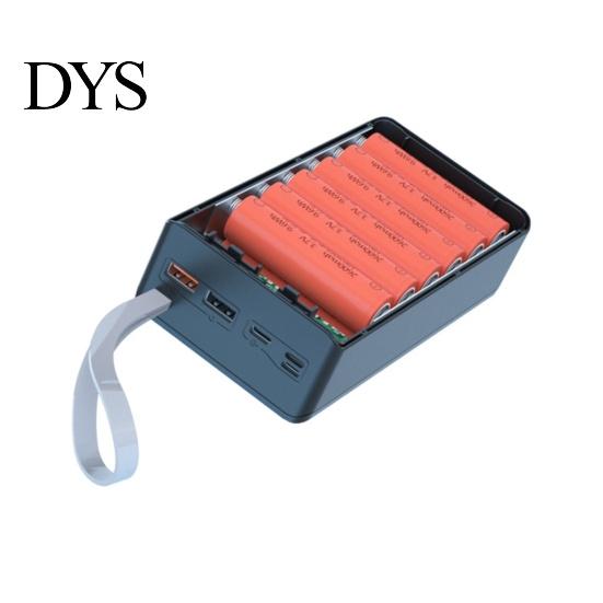 Přenosný nabíjecí kryt C12 Power Bank Bez pájení Odnímatelný DIY Box na 12x18650 Pouzdro QC PD pro chytrý telefon