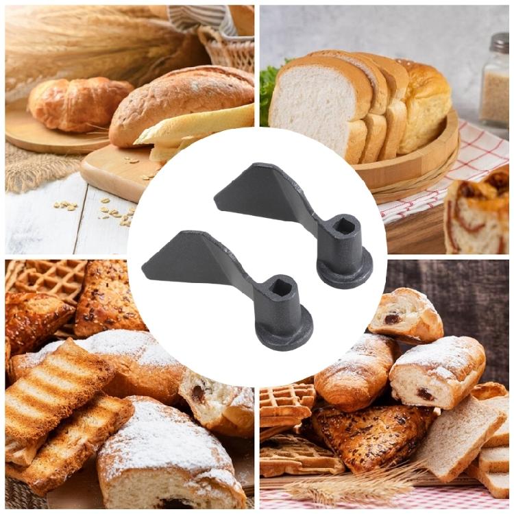 2 Pack Bread Machine Mixing Head Kitchen Accessory Bread Maker Paddle Bread Machine Kneading Paddle for Efficient Baking