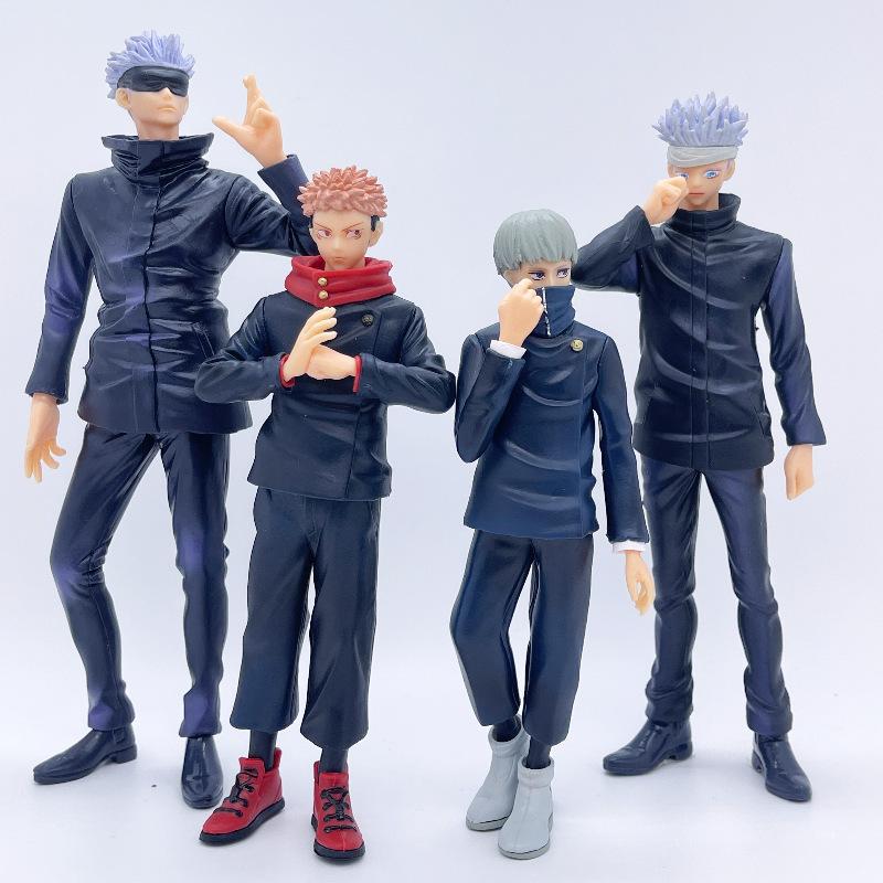 Jujutsu Kaisen Anime Figura Satoru Gojo Itadori Yuji Fushiguro Megumi Figura Modello in PVC da collezione Toy Gift