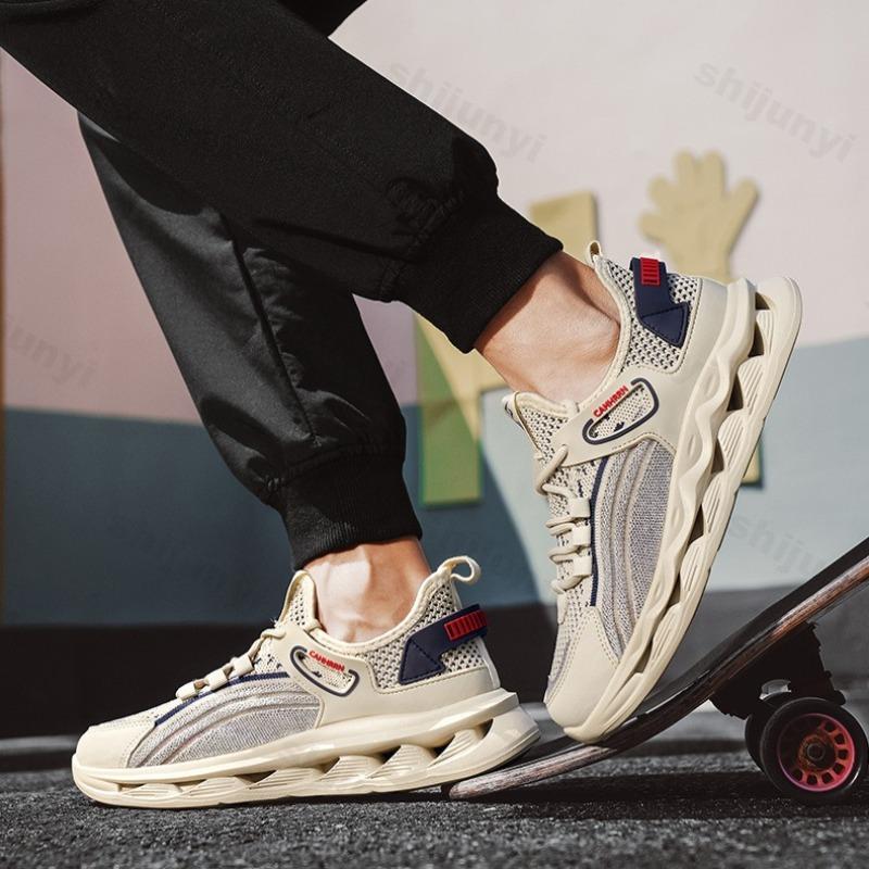 Fashion Fly Weave Designed Casual Shoes for Men 2025 Summer New Mesh Breathable Comfortable Sports Shoes Fashion Trend Low Top Sneakers