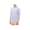 Polo Ralph Lauren SS23 Logo Embroidered Striped Crew Neck Short Sleeve T-Shirt Men Tops Blue 710906295-002