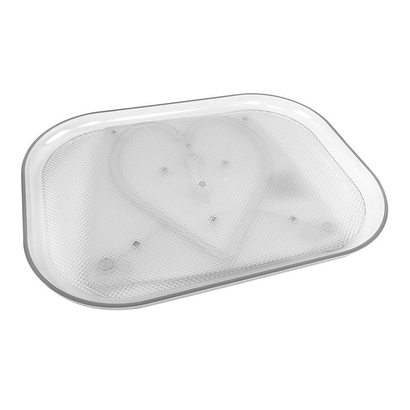 Transparent Rectangular Lazy Wheel Suitable for Refrigerators, Cabinets, Tables, 360 ° Rotating Organizer, Easy To Clean