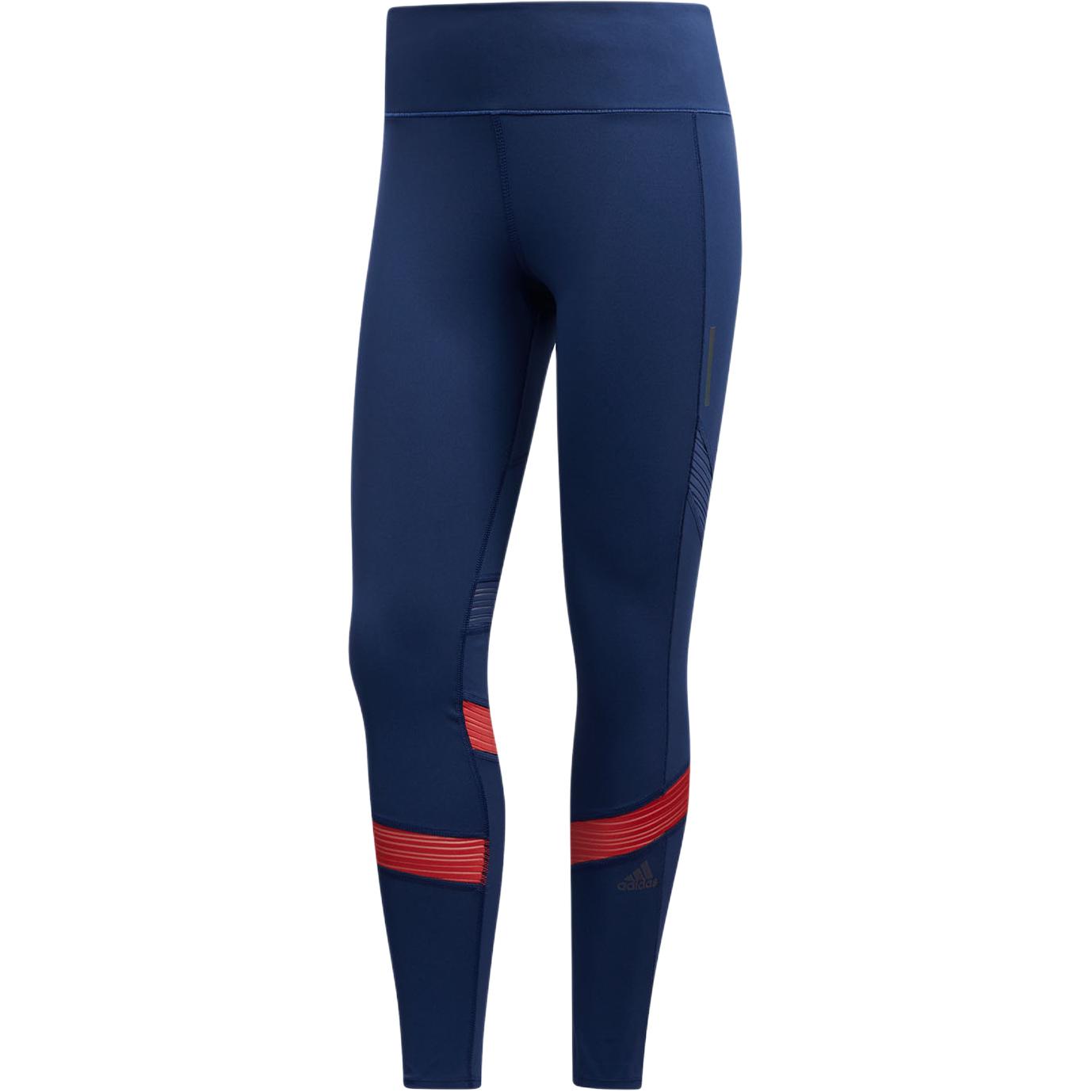

Adidas Tight Comfortable Stylish Simple Nine-Point Sports Pants Women bottoms Dark-Blue FK1587 L