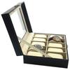 Lockable Jewelry Box 2/3/6/10/12 Grids Watch Organizer Fashion Watch Display Box  Women