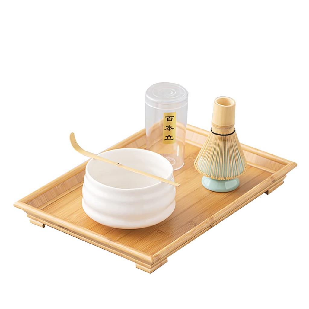 Tea Ceremony Set, Including a Tea Whisk, a 100-piece Tea Whisk Holder, a Straightening Tea Scoop, a Tea Cloth, a Matcha Whisk Set, and a 4-piece