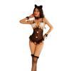 Beautiful yarn new sexy cat girl onesie, hot perspective uniform temptation sex onesie woman