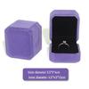 Luxury Velvet Jewelry Storage Box for Rings and Pendants