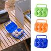 6-Grid Keep Fresh Boxes Shockproof Egg Protection Boxes Dropproof Refrigerator Eggs Case Non-slip with Handle Kitchen Supplies