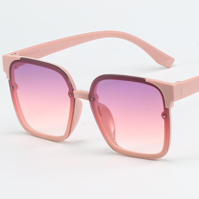 Sunglasses Women'S Personality Retro Large Frame Square Ink Street Glasses