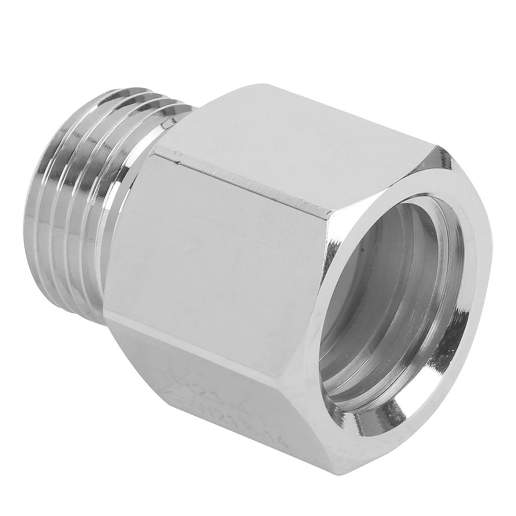 Adaptér/konvertor pre CO2 nádrž/fľašu Strieborný Vnútorný závit TR21-4 na Vonkajší závit W21.8-14