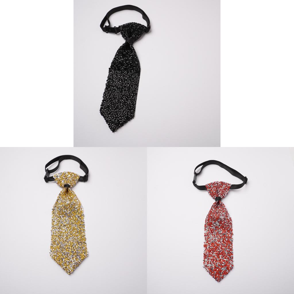 Bling Tie With Arrow Shape For Formal Events Gift For Adults