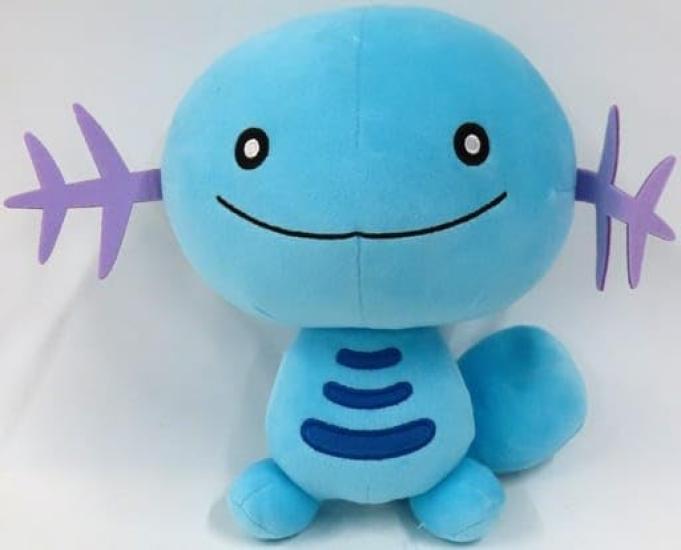 Fluffy Plush Toy Wooper Pokémon - Wooper/Wooper (Paldea Form) - (Single Item)