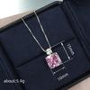 Cao Shi Luxury Tanabata Gift Set: Perfume Bottle Earrings & Necklace with Imitation Ice Flower Design