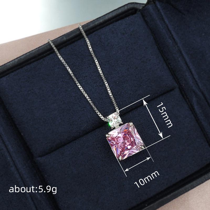 Cao Shi Luxury Tanabata Gift Set: Perfume Bottle Earrings & Necklace with Imitation Ice Flower Design