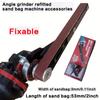 Angle Grinder To Belt Sander Converter Sanding Belt Adapter M10/M14 Angle Grinder for 100/125 Wood Metal Edge Polishing Tool
