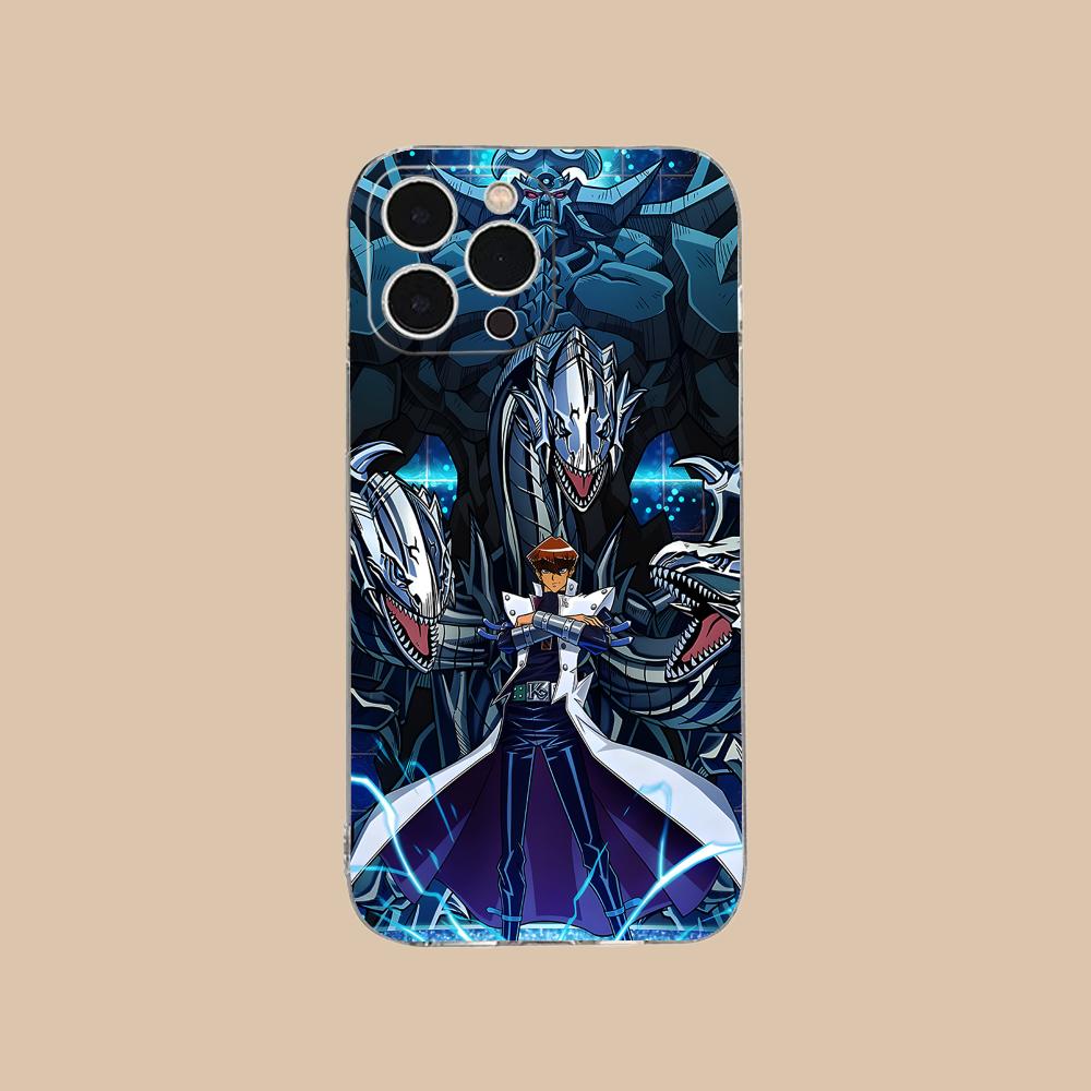 Yugioh Seto Kaiba Phone Case for iPhone 17 16 15 14 13 12 11 X XR XS Air Pro Max Plus Mini Soft TPU Clear Cover