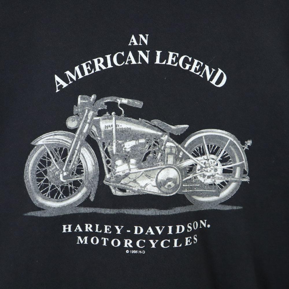 Harley Davidson 90-tallet Laget i USA Opphavsrett Langermet Sweatshirts Herre Brukt
