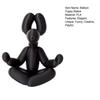 Small Meditation Dog Statue Funny Balloon Puppy Figurine Cute Animal Craft for Living Room Desktop Shelf Decor
