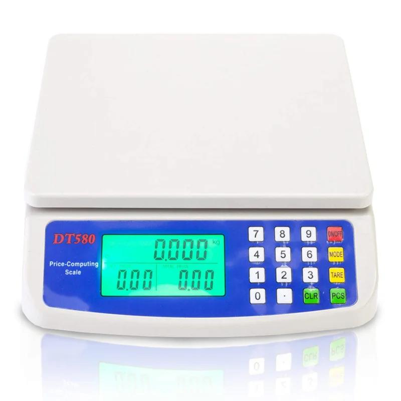 Electronic Scale Electronic Kitchen Scale 30KG / 1G Precision LCD Digital Scale Electronic Balance Weight Scale Plastic Weight